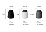 Veloura CasaCeram Refillable Soap Dispenser – Premium 300 ml Ceramic Pump Bottle for Bathroom & Kitchen