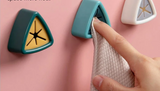 SnapGrip Adhesive Towel Clip – Push-In Cloth Holder for Kitchen & Bathroom | No-Drill Wall Organiser