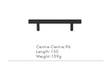 Aurevon Extended Brass T-Bar Handle – Luxury Long Cabinet Pull | Modern Furniture & Appliance Hardware