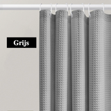 Veloura WaffleSpa Shower Curtain – Waterproof Textured Bathroom Curtain with Mold-Resistant Finish | Luxury Hotel-Style Bathroom Upgrade