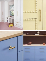 Bravelle Solid Brass Cabinet Knob – Luxury Round Drawer Handle | Modern Furniture Hardware