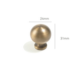 Château Verne Brass Cabinet Handles – Vintage European Furniture Pulls | Luxury Bronze Hardware