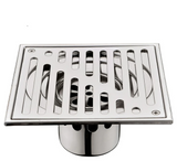 InvisiFlow Tile-In Shower Drain – Brushed 304 Stainless Steel Concealed Floor Waste | Anti-Odour Square Drain Cover