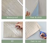 TimberÉlan Peel & Stick Wall Panels – Waterproof Wood-Effect Tiles | Modern Self-Adhesive Décor