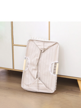 NaturaFold Cotton Laundry Basket – Waterproof Foldable Storage Hamper | Compact Eco-Friendly Organiser