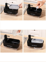 Velora DualFlow Soap Dispenser – Refillable 2-Way Kitchen Sink Pump with Sponge Press System