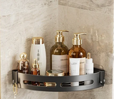 NoirVault Adhesive Shower Shelf Set – Drill-Free Bathroom Storage Organiser | Waterproof Wall Caddy System