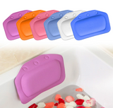 Veloura Spa Bath Pillow – Ergonomic Neck & Head Support | Soft Luxury Tub Cushion