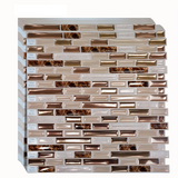 Auréline Gold Mosaic Wall Tiles – Peel & Stick 3D Splashback Panels | Waterproof Luxury Décor