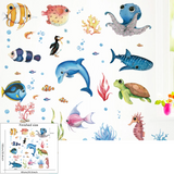OceanDream Kids Wall Decals – Underwater Animal Stickers for Bedrooms & Playrooms | Removable Marine Theme Décor