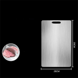 TitanEdge Reversible Cutting Board – 316 Stainless Steel Chopping Surface with Titanium Finish | Hygienic Kitchen Prep Board
