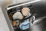 SinkVault Stainless Steel Sink Organiser – Drill-Free Kitchen Storage Rack | Modern Countertop Tidy