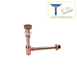 PureSeal Brass Basin Waste Kit – Luxury Pop-Up Drain & Anti-Odour Trap | Premium Bathroom Sink Drain Set
