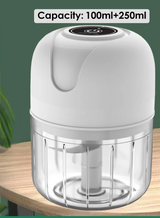 TurboPrep Mini Chopper – USB Rechargeable Electric Food Processor | Cordless Garlic & Vegetable Mincer