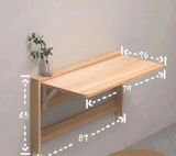 ModuSpace Fold-Down Wall Desk – Ultra-Slim Floating Workstation | Space-Saving Modern Study Table
