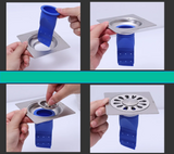 FlowSeal Drain Backflow Stoppers – 6-Piece Anti-Odour Floor Drain Valve Set | Insect & Backflow Protection