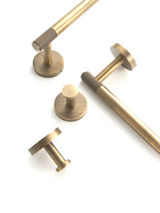 Kensington Heritage Bathroom Hardware Set – Antique Bronze Brass Accessories | Luxury Knurled Towel Rail &amp; Toilet Roll Holder Collection