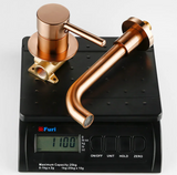 RoséVita Wall Basin Mixer – Rose Gold Brass Bathroom Faucet | Luxury Concealed Dual Handle Tap