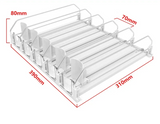 Zenvira CoolSlide Automatic Can Dispenser – Adjustable Self-Sliding Beverage Organiser for Fridge & Kitchen | Space-Saving ABS Drink Storage System