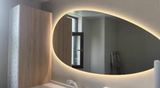 ÉlanGlow LED Vanity Mirror – Irregular Backlit Smart Mirror | Touch-Control Modern Design