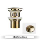 LuxDrain Pop-Up Drain Stopper – Luxury Bathroom Sink Drain in Matte Black, Gold & Modern Finishes