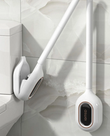FreshFlow Silicone Toilet Brush – Wall-Mounted Scented Bathroom Cleaner | No-Drill Hygienic Toilet Brush Set
