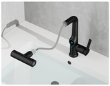AquaSense Waterfall Basin Mixer – Digital Temperature Display Bathroom Faucet | Adjustable Luxury Sink Tap