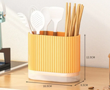 DryNest Kitchen Cutlery Organiser – Wall-Mount Utensil Holder with Drainage | No-Drill Storage Rack