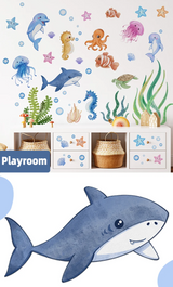 OceanDream Kids Wall Decals – Underwater Animal Stickers for Bedrooms & Playrooms | Removable Marine Theme Décor