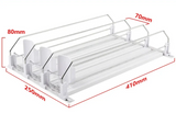 Zenvira CoolSlide Automatic Can Dispenser – Adjustable Self-Sliding Beverage Organiser for Fridge & Kitchen | Space-Saving ABS Drink Storage System