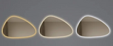 ArctiGlow Sculpt LED Vanity Mirror – Irregular Scandinavian Bathroom Mirror with Ambient Lighting & Aluminium Frame