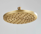 Aurevale RainSpa Shower Head – Antique Brass Gold Rainfall Shower | Luxury Wall-Mounted Bathroom Upgrade