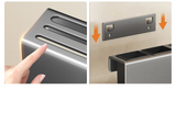 BladeNest Kitchen Organiser – Wall-Mounted Knife & Cutting Board Holder | Stainless Steel Storage Rack