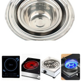 Nestora Stainless Steel Prep Bowl Set – Stackable Kitchen Mixing Bowls | Portable Food Preparation Collection