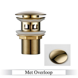 LuxDrain Pop-Up Drain Stopper – Luxury Bathroom Sink Drain in Matte Black, Gold & Modern Finishes