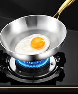 TitanCore 7-Layer Stainless Steel Frying Pan – Professional Induction Skillet | Heavy-Duty Chef Cookware