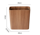 Arboré Press-Lid Waste Bin – Modern Wooden Rubbish Bin | Luxury Minimalist Home & Office Storage