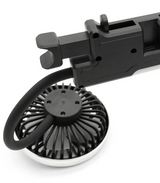 RoadBreeze Duo Twin-Head Car Fan – 3-Speed Adjustable Air Circulator | USB-C Powered | Integrated LED Lighting