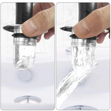 Velora FlowGuard Pop-Up Drain Stopper – 2-in-1 Anti-Clog Sink & Shower Filter with Hair Catcher
