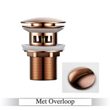 LuxDrain Pop-Up Drain Stopper – Luxury Bathroom Sink Drain in Matte Black, Gold & Modern Finishes