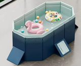AquaFold Non-Inflatable Frame Pool – Foldable Above-Ground Swimming Pool | Thickened Portable Design | For Adults & Kids