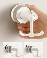 Velmora FlexiClaw 6-Arm 360° Rotating Suction Hook – No-Drill Multifunctional Wall & Cabinet Organiser | Space-Saving Bathroom, Kitchen & Bedroom Storage