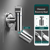 SlimTap ProWall Utility Faucet – Concealed Stainless Steel Wall Tap | Compact Cold Water Cleaning Sink Mixer