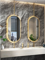 ÉvoLume Oval LED Mirror – Modern Backlit Vanity Mirror | HD Illuminated Wall Design