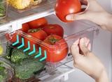 ClearNest Fridge Storage Drawer – Transparent Under-Shelf Refrigerator Organiser | Space-Saving Food Container