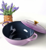 Hearthstone Enameled Cast Iron Dutch Oven – 5-Quart Induction Cooking Pot | Premium Multi-Use Casserole Dish