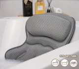 CloudEase Spa Bath Pillow – 3D Air Mesh Neck & Back Support | Quick-Dry Luxury Bath Cushion