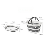 FlexStore Foldable Laundry Basket – 16L Collapsible Storage Tub | Space-Saving Multi-Purpose Carrier