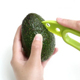 GreenSplit 3-in-1 Avocado Tool – Slice, Pit & Scoop Kitchen Gadget | Safe Fruit Prep Cutter