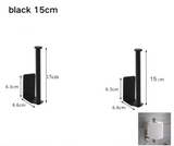 MetroRoll Adhesive Tissue Holder – Stainless Steel Toilet Paper Rack | Extended No-Drill Bathroom Organiser